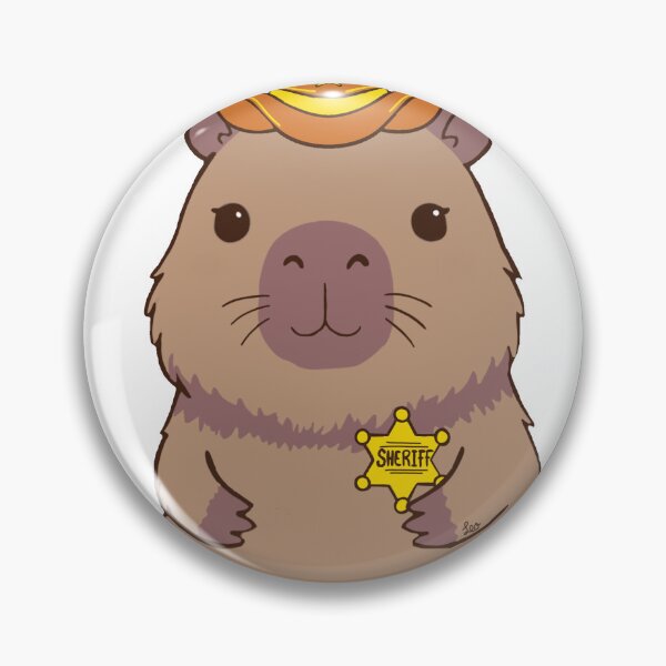 Item preview, Cowboy Capybara designed and sold by BunnySoftArt.