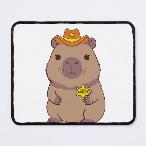 Item preview, Cowboy Capybara designed and sold by BunnySoftArt.