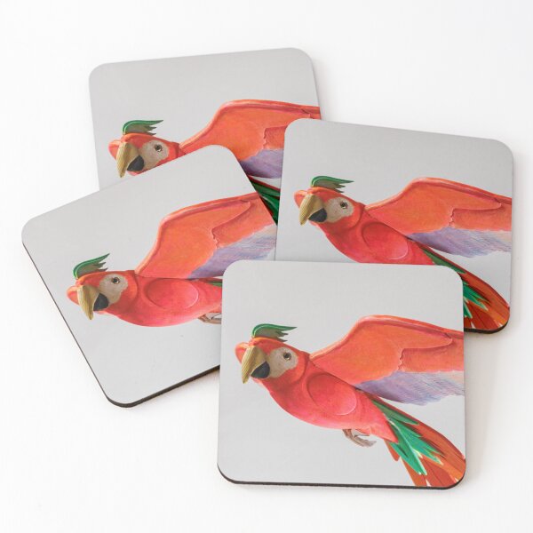 Item preview, Cheerful Pumas Unam dParrot Displays Vibrant Personality designed and sold by lekhacitylight.