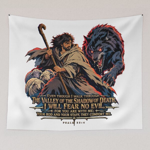 Item preview, Psalm 23 - Shadow of Death Anime Version designed and sold by JimmyRetron.