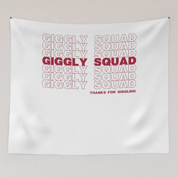 Item preview, giggly squad merch designed and sold by ThibaultDumont.