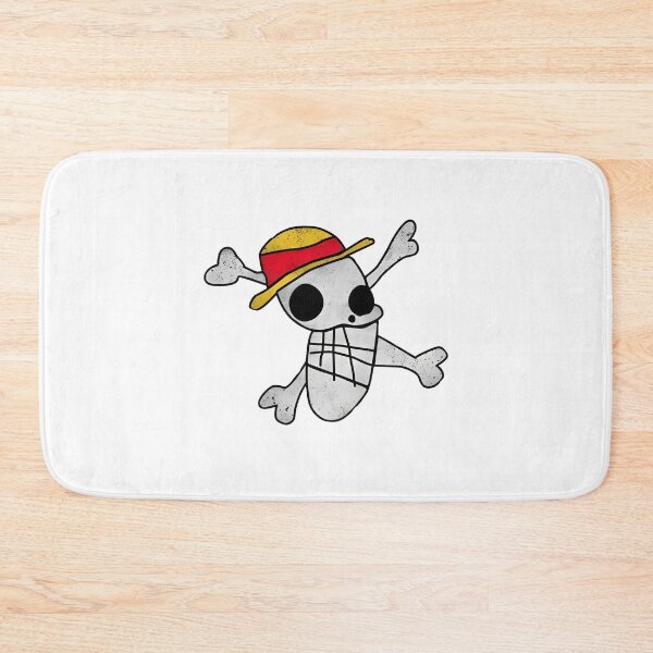 Item preview, One Piece Luffy Straw Hat Skull Drawing designed and sold by MillieRhodes.
