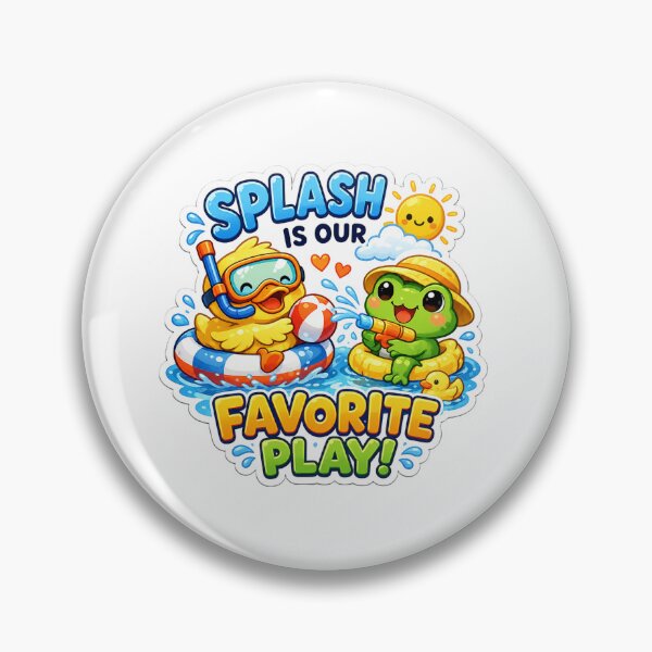 Item preview, Duck + Frog Play Water designed and sold by MR4me.