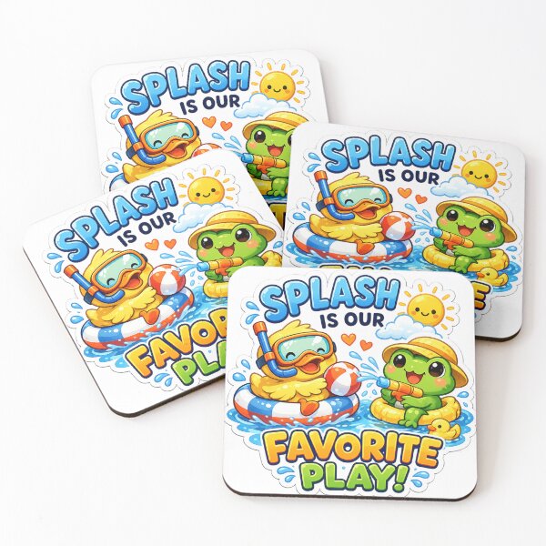 Item preview, Duck + Frog Play Water designed and sold by MR4me.