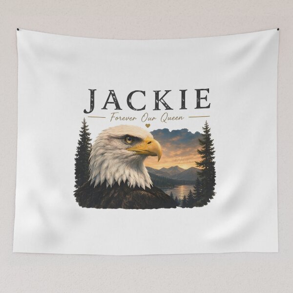 Item preview, Fly Free Jackie - Big Bear Eagle Memorial Tee designed and sold by jimmyneo.