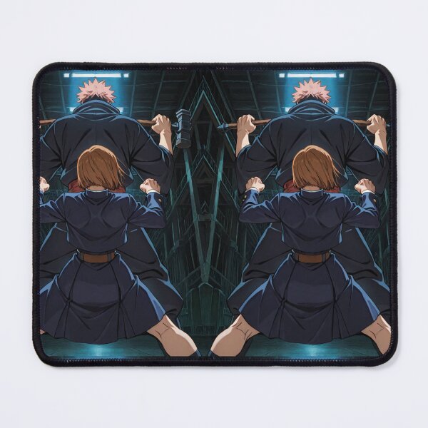 Item preview, Art - Japanese manga characters, Intense duel in an industrial setting designed and sold by AnimeShin.