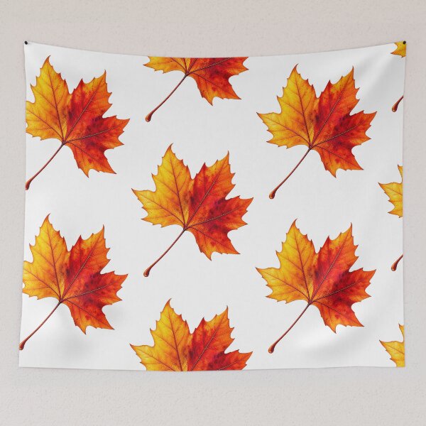 Item preview, Autumn Maple Leaf | Colorful Fall Foliage | Golden Orange Red Leaf Nature Design designed and sold by TheAllInStore.