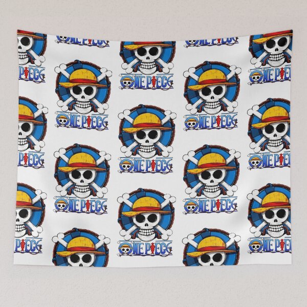 Item preview, One Piece Luffy Skull Lifebuoy Emblem designed and sold by MillieRhodes.