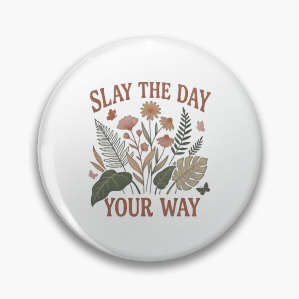 Item preview, Slay The Day Your Way Boho Wildflower Botanical T-Shirt designed and sold by FestivityFinds.