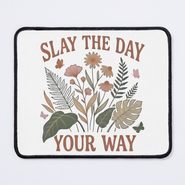 Item preview, Slay The Day Your Way Boho Wildflower Botanical T-Shirt designed and sold by FestivityFinds.