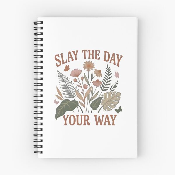 Item preview, Slay The Day Your Way Boho Wildflower Botanical T-Shirt designed and sold by FestivityFinds.