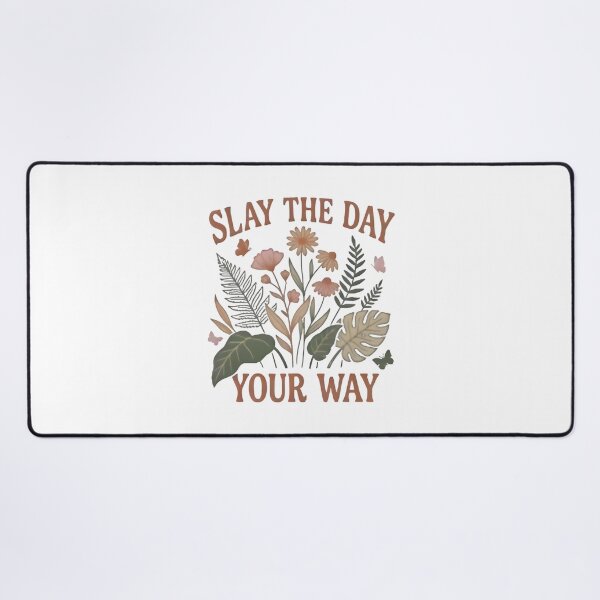 Item preview, Slay The Day Your Way Boho Wildflower Botanical T-Shirt designed and sold by FestivityFinds.