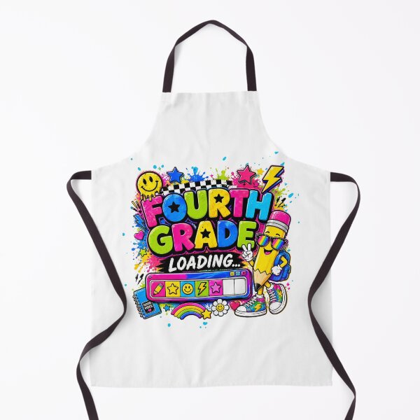 Item preview, Fourth Grade Loading – Retro Y2K 4th Grade Back to School designed and sold by LifeProApperal.