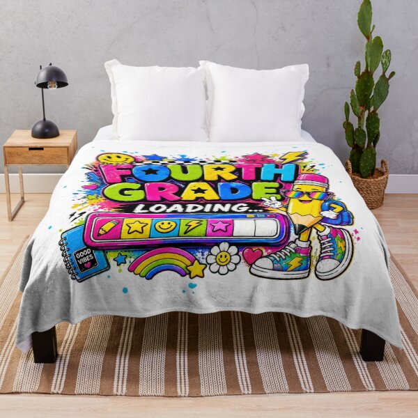 Item preview, Fourth Grade Loading – Retro Y2K 4th Grade Back to School designed and sold by LifeProApperal.