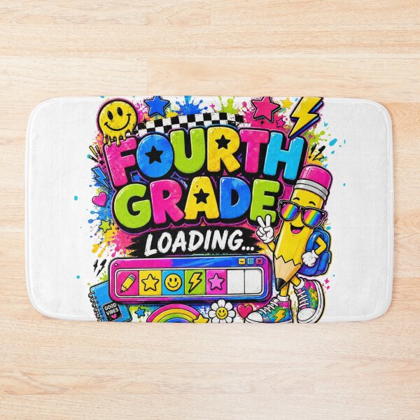 Item preview, Fourth Grade Loading – Retro Y2K 4th Grade Back to School designed and sold by LifeProApperal.
