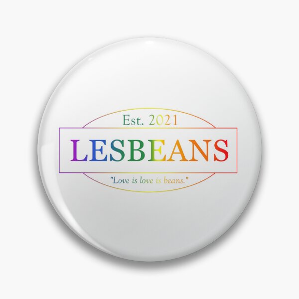 Item preview, Lesbeans (rainbow) designed and sold by kimstheworst.