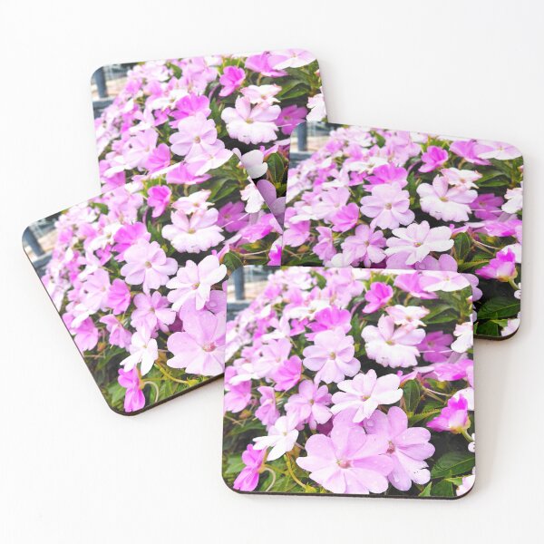 Item preview, Pink flowers with eater droplets in Hong Kong designed and sold by pbchan.