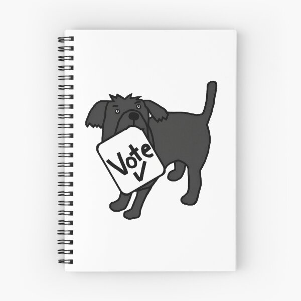 Item preview, Dog Holding Vote Sign Running designed and sold by SoyLamderma.