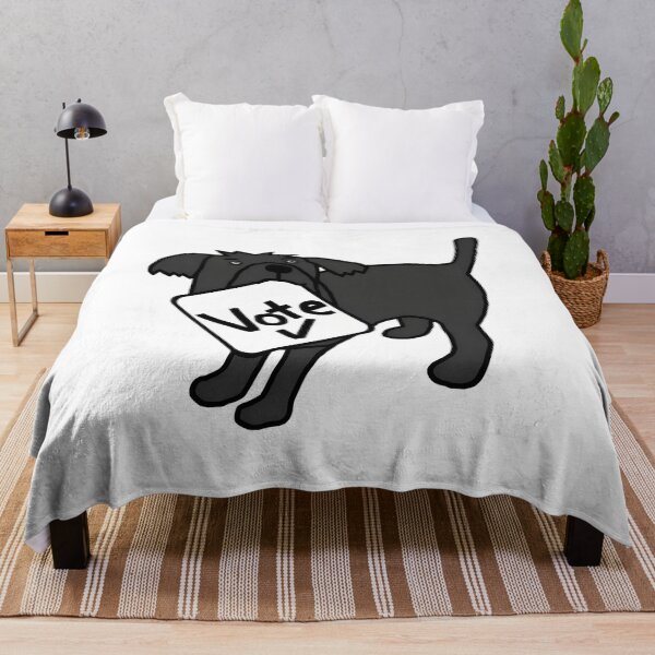 Item preview, Dog Holding Vote Sign Running designed and sold by SoyLamderma.