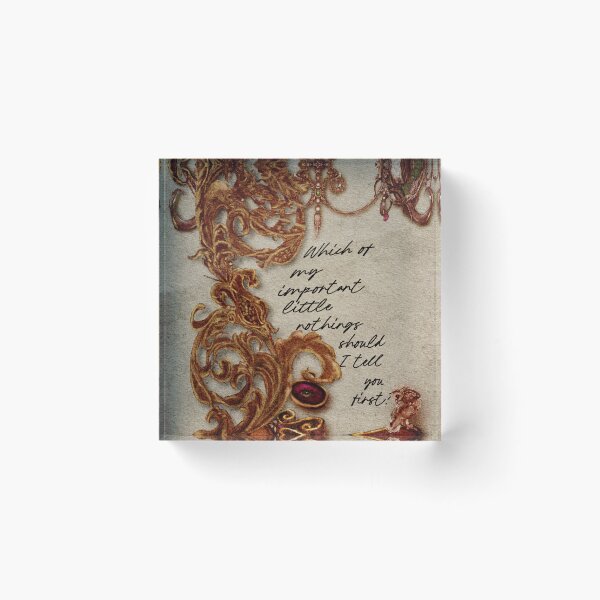 Item preview, Jane Austen Quote Watercolor Whimsical Art designed and sold by Monica Laipple.