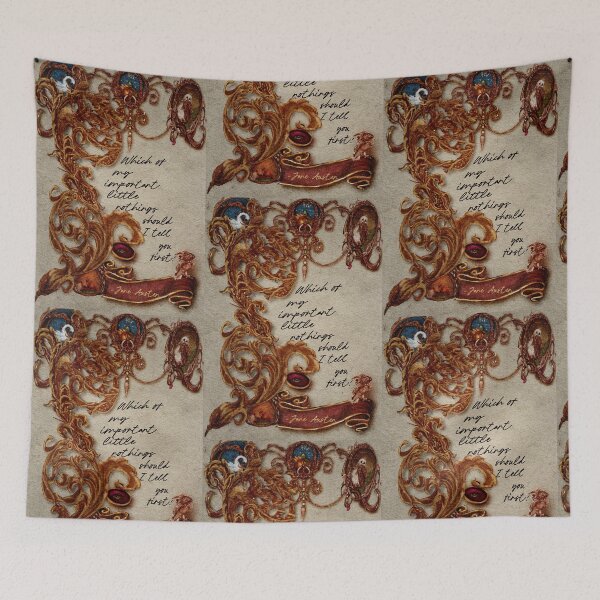 Item preview, Jane Austen Quote Watercolor Whimsical Art designed and sold by Monica Laipple.