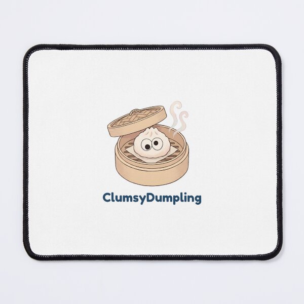 Item preview, Clumsy Dumpling Funny Googly Eyes Cute Dim Sum Bao Cartoon designed and sold by ClumsyStudio.