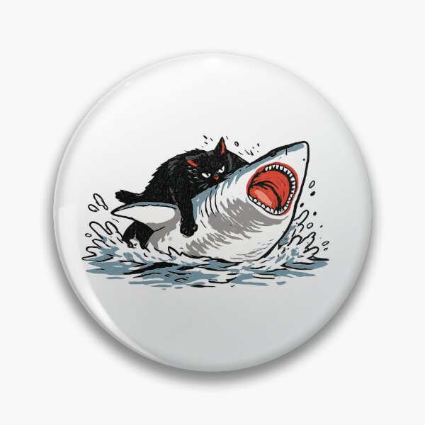 Item preview, Fat Cat Vs Shark designed and sold by hargisnamocho.