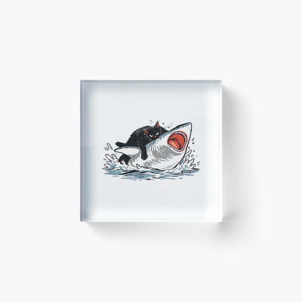 Item preview, Fat Cat Vs Shark designed and sold by hargisnamocho.