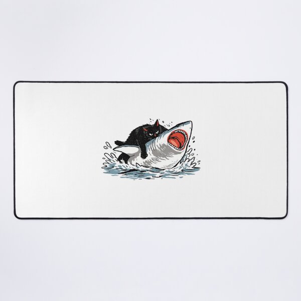Item preview, Fat Cat Vs Shark designed and sold by hargisnamocho.