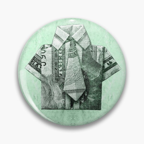 Item preview, Origami Shirt Folded From Green Dollar Bill designed and sold by Ghoul Enterprises.