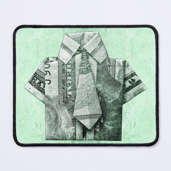 Item preview, Origami Shirt Folded From Green Dollar Bill designed and sold by Ghoul Enterprises.