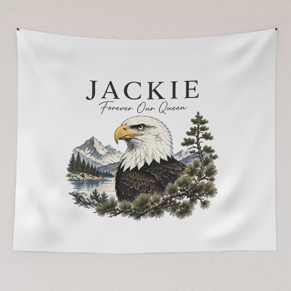 Item preview, Jackie The Bald Eagle RIP designed and sold by jimmyneo.