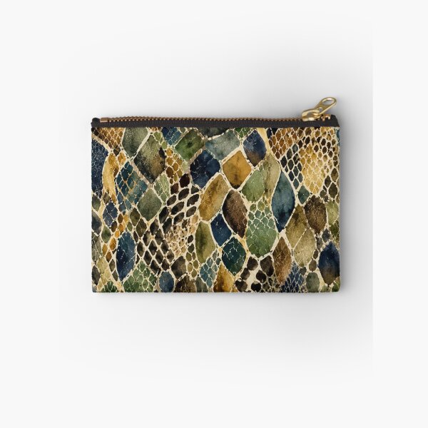 Item preview, Abstract Watercolor Reptile Scale Pattern designed and sold by zenjiinspired.