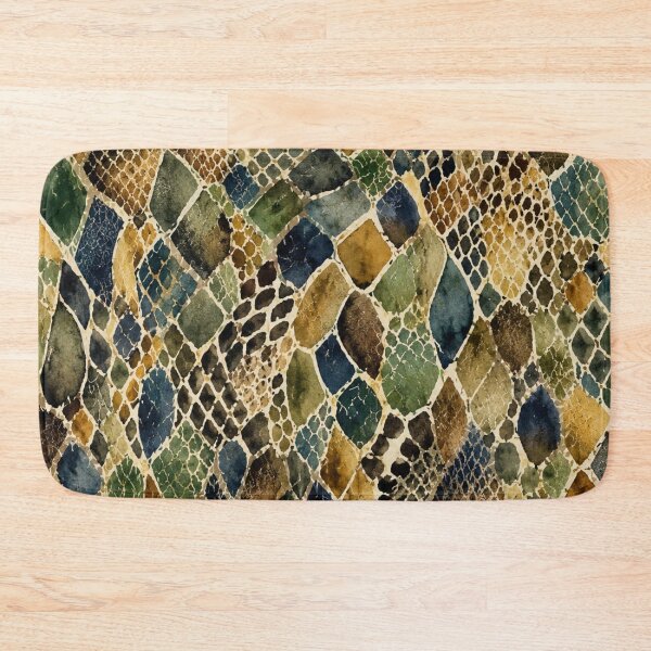 Item preview, Abstract Watercolor Reptile Scale Pattern designed and sold by zenjiinspired.