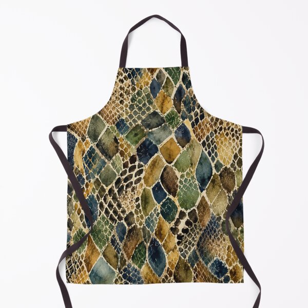 Item preview, Abstract Watercolor Reptile Scale Pattern designed and sold by zenjiinspired.