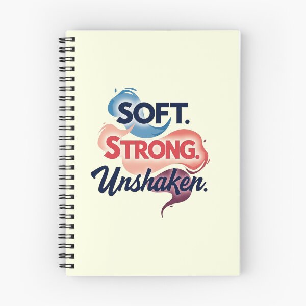 Item preview, Soft Strong Unshaken. Empowering Confidence Quote designed and sold by Aarvya Fashion Club ( A.F.C ).