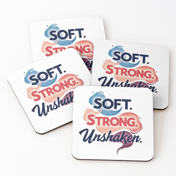 Item preview, Soft Strong Unshaken. Empowering Confidence Quote designed and sold by Aarvya Fashion Club ( A.F.C ).
