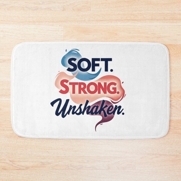 Item preview, Soft Strong Unshaken. Empowering Confidence Quote designed and sold by Aarvya Fashion Club ( A.F.C ).