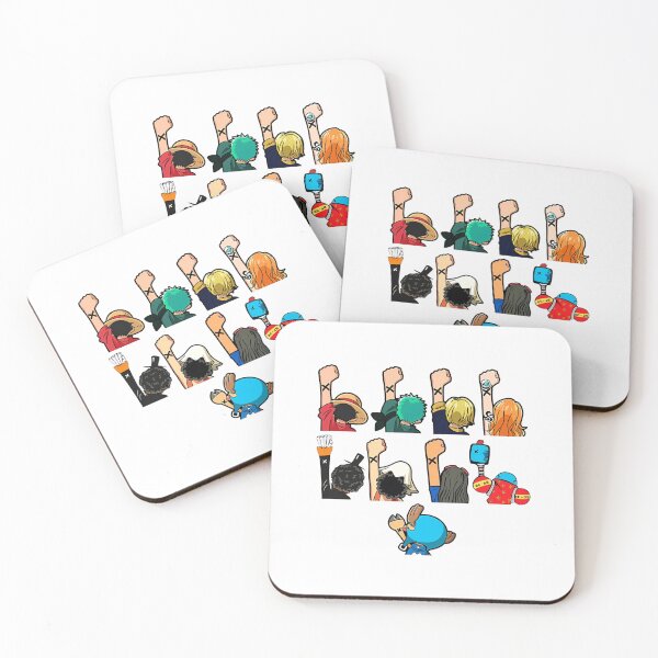 Item preview, One Piece Straw Hat Crew Backs Raised Arms X Mark designed and sold by MillieRhodes.