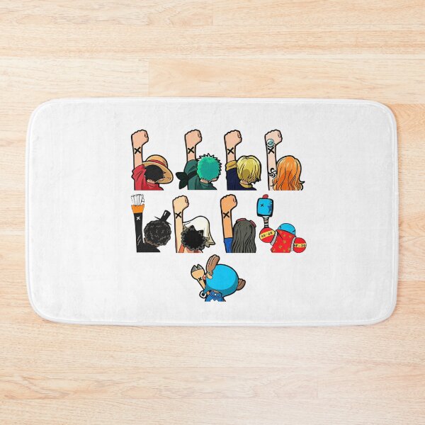 Item preview, One Piece Straw Hat Crew Backs Raised Arms X Mark designed and sold by MillieRhodes.