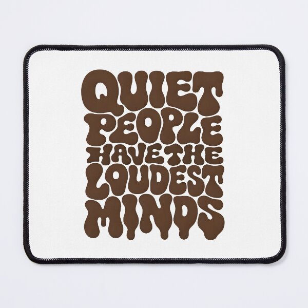 Item preview, Quiet People Have The Loudest Minds Retro Introvert T-Shirt designed and sold by FestivityFinds.