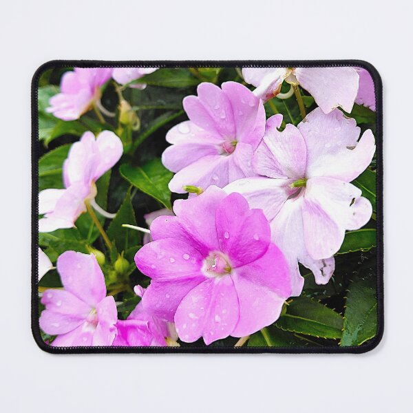 Item preview, Pink flowers with water droplets designed and sold by pbchan.