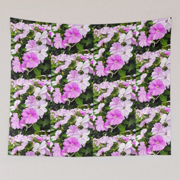 Item preview, Pink flowers with water droplets designed and sold by pbchan.
