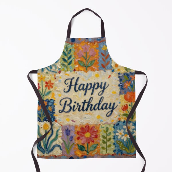 Item preview, Happy Birthday Card designed and sold by The Quilting Bee.