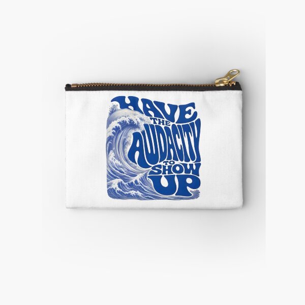 Item preview, Have The Audacity To Show Up Retro Wave Motivational Quote designed and sold by FestivityFinds.