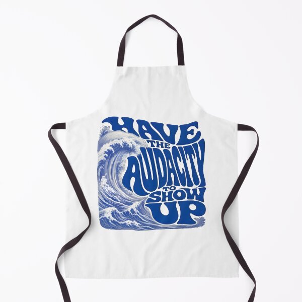 Item preview, Have The Audacity To Show Up Retro Wave Motivational Quote designed and sold by FestivityFinds.