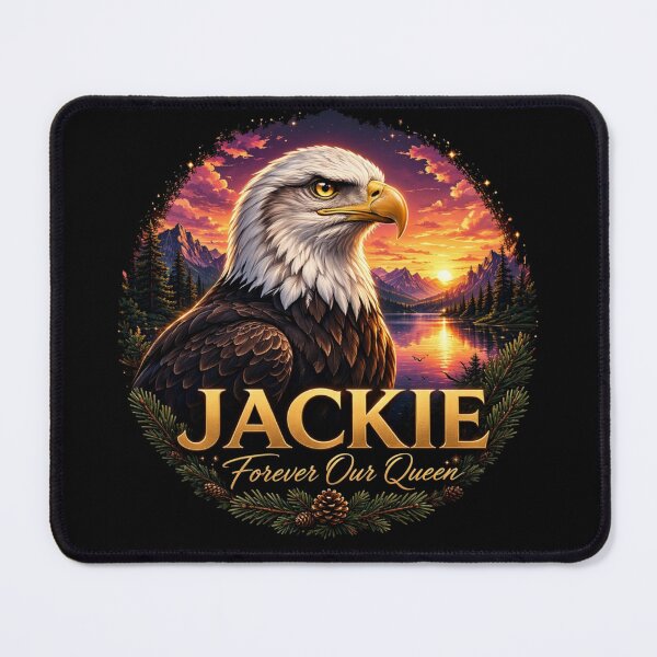 Item preview, Jackie Forever Our Queen Bald Eagle Tribute designed and sold by CF_VintageDesign.