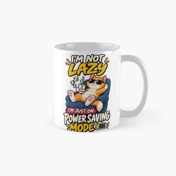 Item preview, Cartoon cat relaxing in armchair with coffee mug isolated on a transparent background designed and sold by shadoweeekhan.