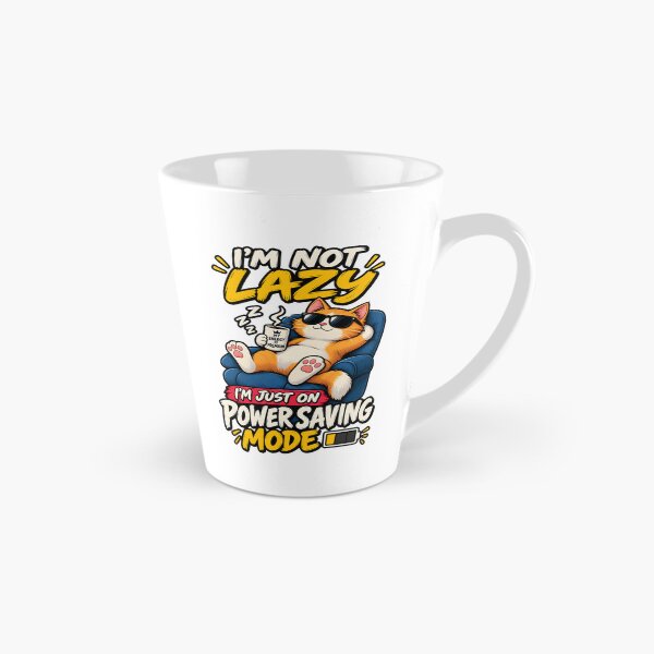 Item preview, Cartoon cat relaxing in armchair with coffee mug isolated on a transparent background designed and sold by shadoweeekhan.