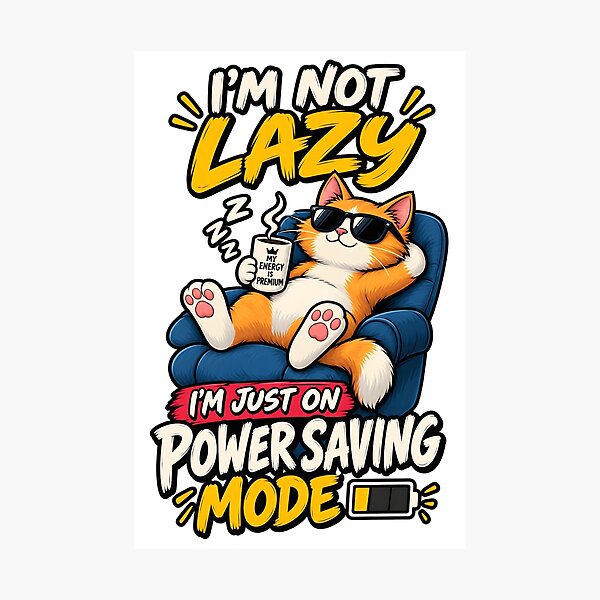 Item preview, Cartoon cat relaxing in armchair with coffee mug isolated on a transparent background designed and sold by shadoweeekhan.